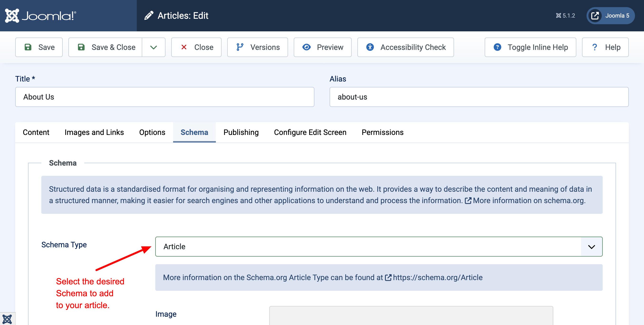 اضافه کردن structure date با schema داخلی جوملا