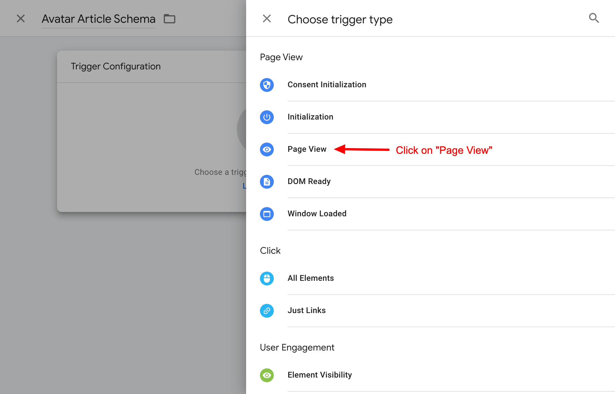 ساخت Google Tag Manager trigger
