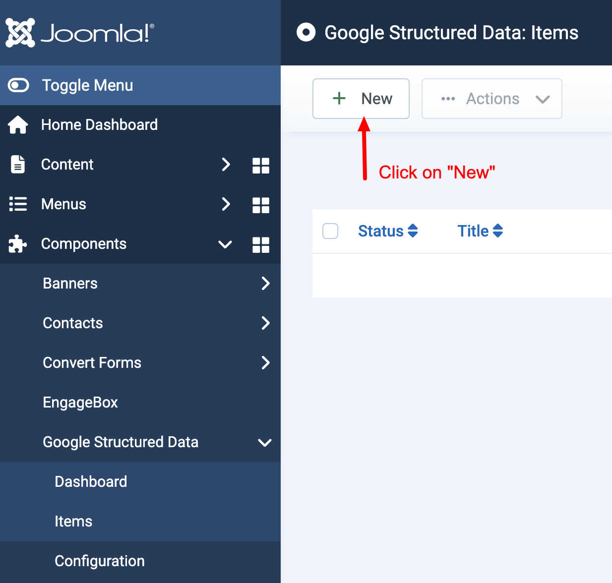افزودن schema به جوملا با افزونه Google Structure Data