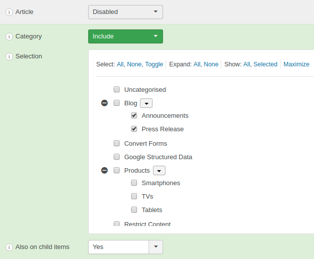 قوانین انتشار اضافه کردن Structured Data به مقالات جوملا