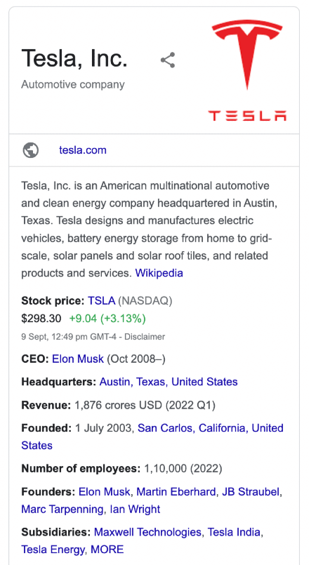 نتایج غنی شده سازمان ها